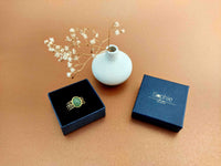 Bague ajustable aventurine boite sophie bijoux