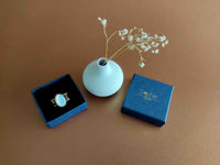 bague ajustable losange et nacre blanche sophie bijoux coffret