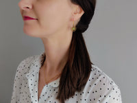 boucles d'oreilles fleur aventurine Sophie Bijoux