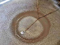 collier cravate goutte facetté cristal  Sophie Bijoux