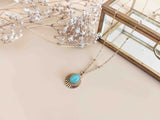 collier pendentif soleil ovale aventurine Sophie bijoux