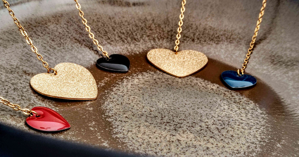 marque page bijou coeur Sophie Bijoux