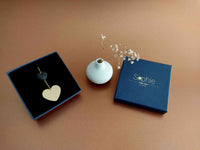 marque-page bijou coeur or et noir Sophie Bijoux