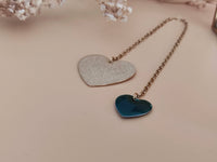 marque-page bijou coeur or et vert Sophie Bijoux