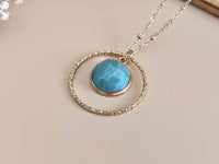 collier pendentif facetté aventurine acier inoxydable doré sophie bijoux