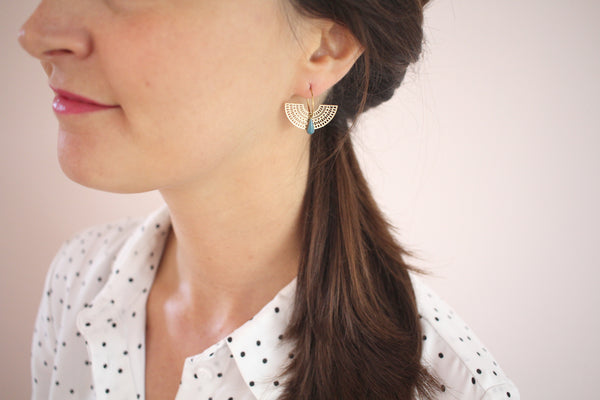 Boucles d'oreilles La Lunaire