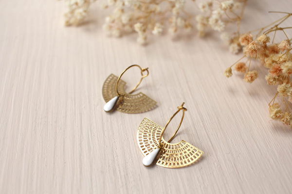 Boucles d'oreilles La Lunaire