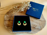 coffret cadeau boucles d'oreilles devant derriere sophoe bijoux