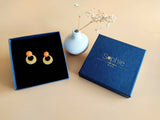 boucles-oreilles-devant-derriere-acier-inoxydable-agate-orange-sophie-bijoux