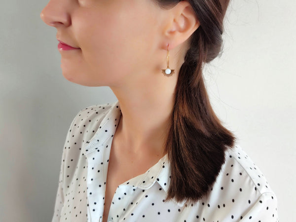 Boucles d'oreilles La Resplendissante