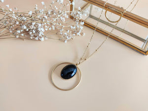 Chaînes collier pendentif en pierre d'agate naturelle pour femmes filles  fait à la main fil enveloppé coeur bijoux de mariage cadeaux
