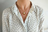 Collier La Resplendissante Nacre Blanche