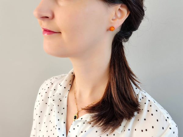 puces-oreilles-clous-oreilles-agate-orange-sophie-bijoux